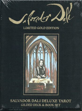 Dali gold limited edition. Salvador Dali Deluxe Tarot/ Gilded deck & book set (78      + )