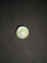 Шар магический из зеленого флюорита  №11 38 мм